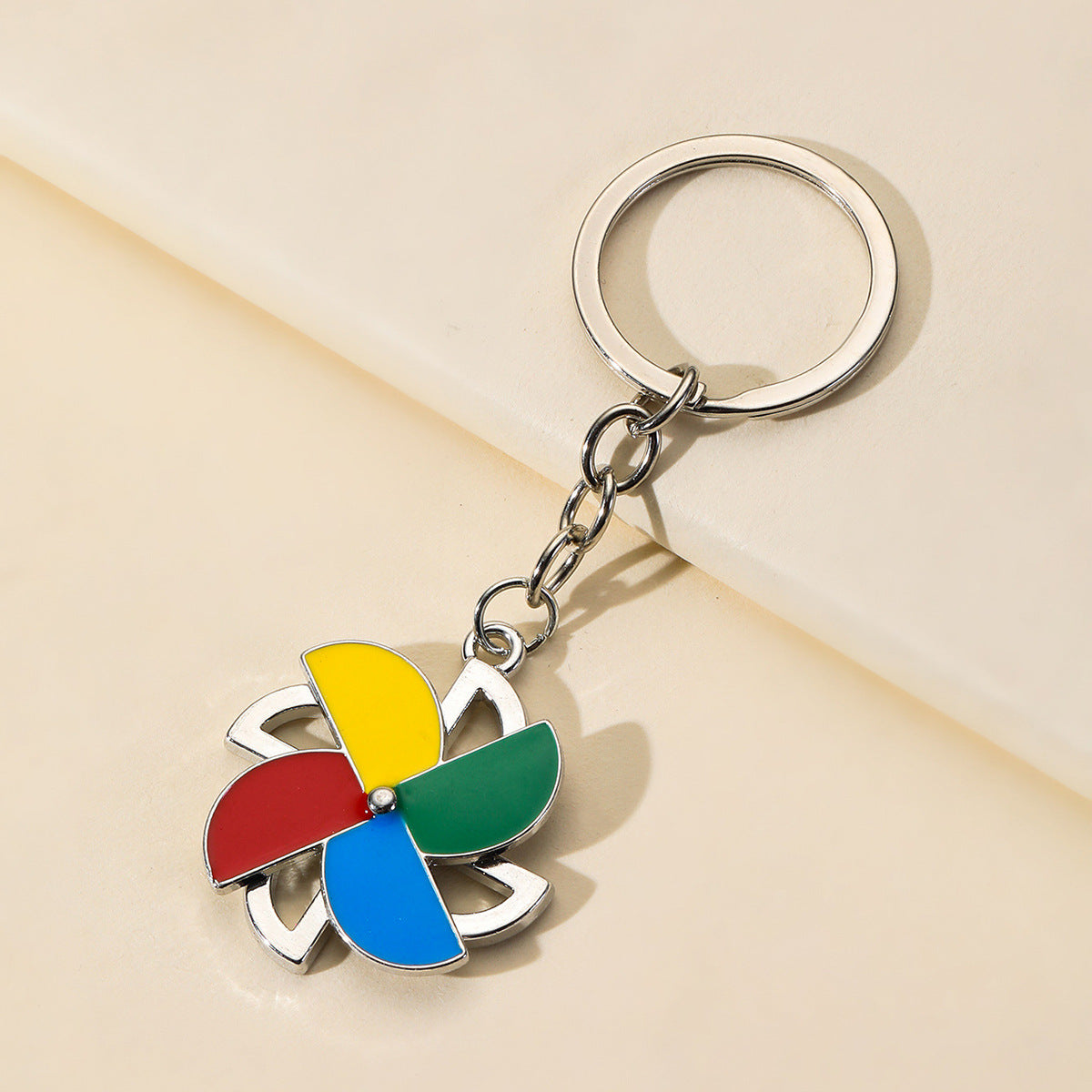 Wholesale Alloy Rotary Windmill Keychain